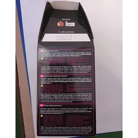 Foto dell’avviso ufficiale: Revia N°09 WILD PLUM HAIR DYE Tinture per capelli — rischio: Rischio chimico