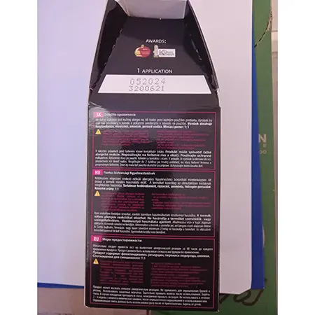 Foto dell’avviso ufficiale: Revia N°10 HAZELNUT COLOUR HAIR DYE Tinture per capelli — rischio: Rischio chimico
