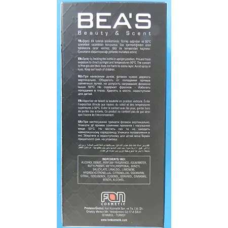Photo de l’avis officiel: BEA’S BEA’S Beauty &amp; Scent Parfum — risque: Risque chimique