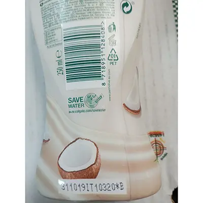 Photo de l’avis officiel: Palmolive Sprchový gel Coconut Joy Gel douche — risque: Risque chimique