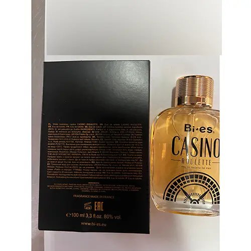 Photo de l’avis officiel: Bi es Casino roulette Eau de toilette — risque: Risque chimique