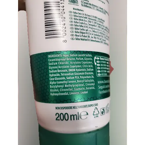 Photo de l’avis officiel: BOROTALCO Original Gel douche — risque: Risque chimique (A12/01176/24)