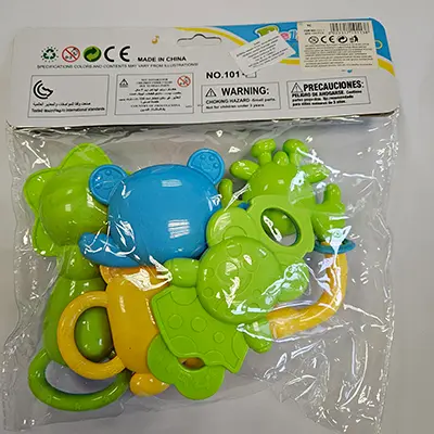 Photo de l’avis officiel: Bell Series Ensemble de jouets Rattle — risque: Étouffement