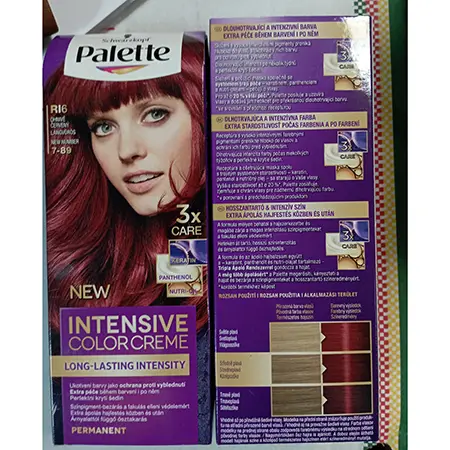 Foto dell’avviso ufficiale: PALETTE INTENSIVE COLOR CREME Tinture per capelli — rischio: Rischio chimico