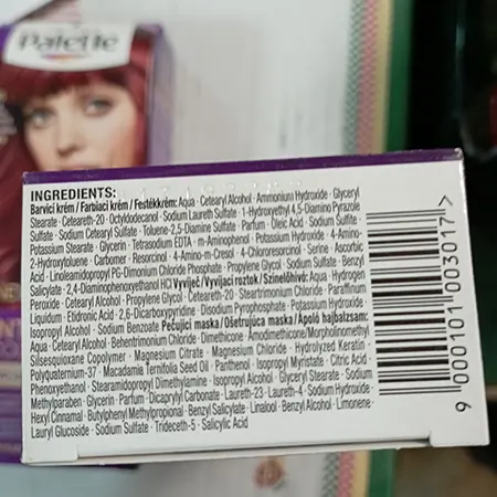 Foto dell’avviso ufficiale: PALETTE INTENSIVE COLOR CREME Tinture per capelli — rischio: Rischio chimico