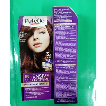 Foto dell’avviso ufficiale: PALETTE Long-lasting and intense color, extra care after dyeing, INTENSIVE COLOR CREME, RN5 red-b Tinture per  — rischio: Rischio chimico