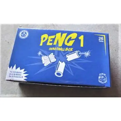 Foto dell’avviso ufficiale: Funke Funke China-Böller B Fuochi d'artificio — rischio: Lesioni uditive