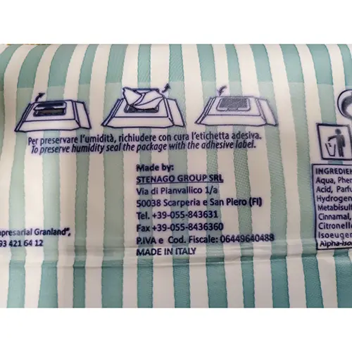 Photo de l’avis officiel: BABY WIPES THE SECRET LIFE PDF PETS Lingettes pour bébés — risque: Risque chimique