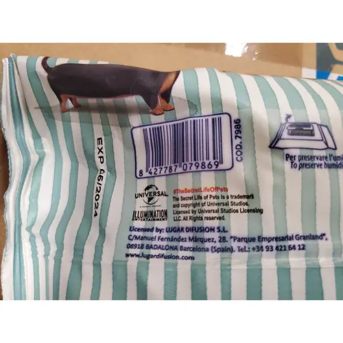Photo de l’avis officiel: BABY WIPES THE SECRET LIFE PDF PETS Lingettes pour bébés — risque: Risque chimique