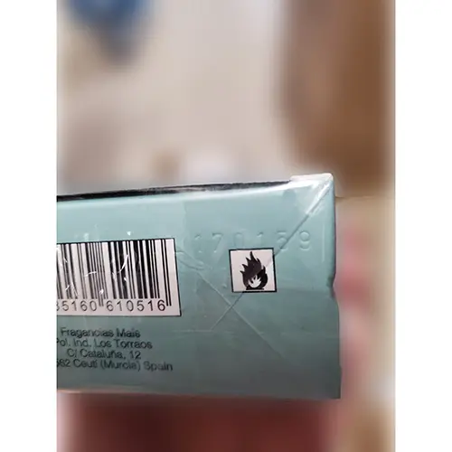 Photo de l’avis officiel: NATURMAIS Eterna Eau de toilette — risque: Risque chimique