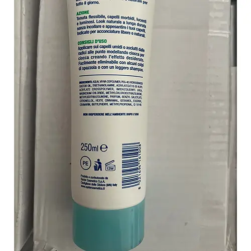 Photo de l’avis officiel: Libera e bella Nuovo gel  LIBERA E BELLA Gel capillaire — risque: Risque chimique