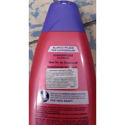 Photo de l’avis officiel: schauma Sommerpflege shampoo Shampooing — risque: Risque chimique