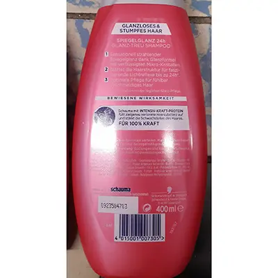 Foto dell’avviso ufficiale: schauma GLANZ-TREU SHAMPOO — rischio: Rischio chimico