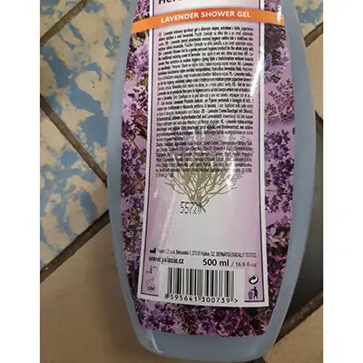 Photo from the official notice: PALACIO Lavender shower gel Herbal Therapy — chemical risk