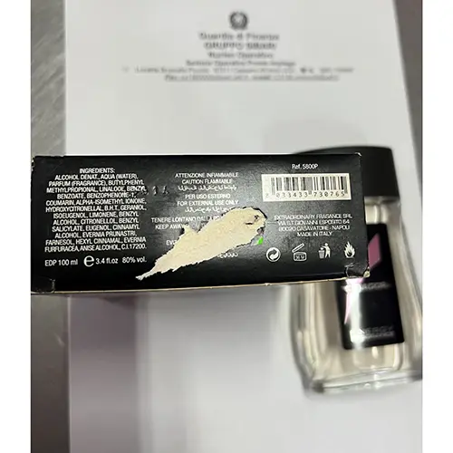 Photo de l’avis officiel: Diadora Diadora energy fragrance Parfum — risque: Risque chimique