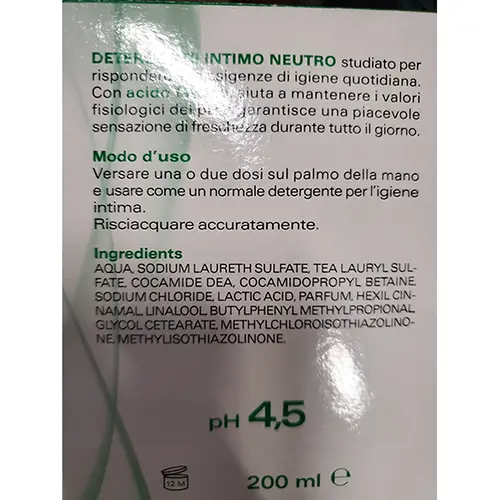 Foto dell’avviso ufficiale: Omega Chefaro Bergamon Intimo Sapone — rischio: Rischio chimico