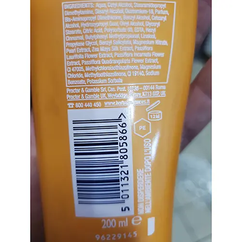 Photo de l’avis officiel: Herbal essences A tutto volume Après-shampooing — risque: Risque chimique