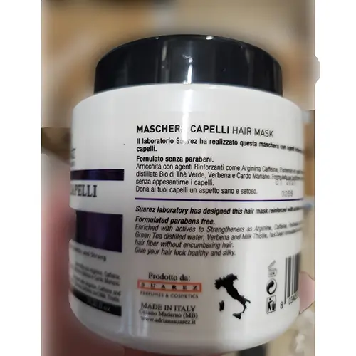 Foto del aviso oficial: Nanì Professional Milano maschera capelli azione anti età Mascarilla capilar — riesgo: Riesgos químicos