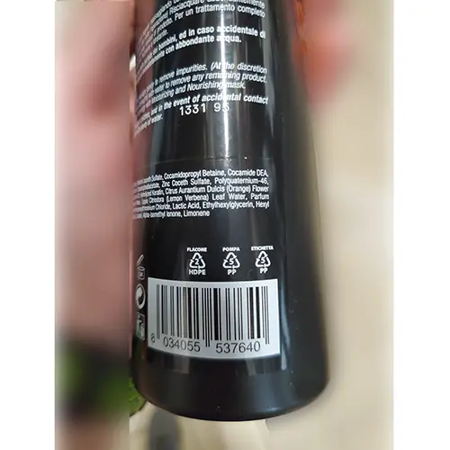 Foto dell’avviso ufficiale: Nanì Professional Milano shampoo Argan nutriente idratante — rischio: Rischio chimico