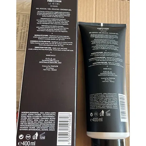 Photo de l’avis officiel: Enrico Coveri Le nouvel homme Gel douche — risque: Risque chimique