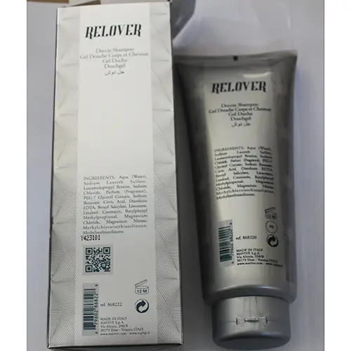 Foto uit de officiële melding: Replay Relover Lichaamsshampoo — risico: Chemische risico's
