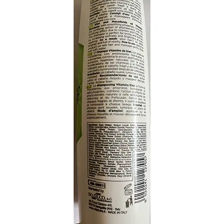 Foto aus der offiziellen Meldung: Vitalcare VITALCARE SHAMPOO rivitalizzante e fortificante — Risiko: Chemikalie