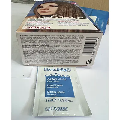 Foto do aviso oficial: Oyster cosmetics Libera e bella pro colore Corante capilar — risco: Químico
