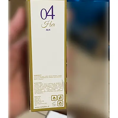 Photo de l’avis officiel: Setablu 04 HER Parfum — risque: Risque chimique