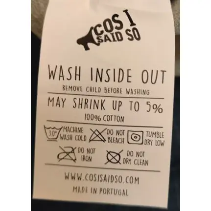 Foto do aviso oficial: Cos i said so Twill Trouser Calças de criança — risco: Ferimentos