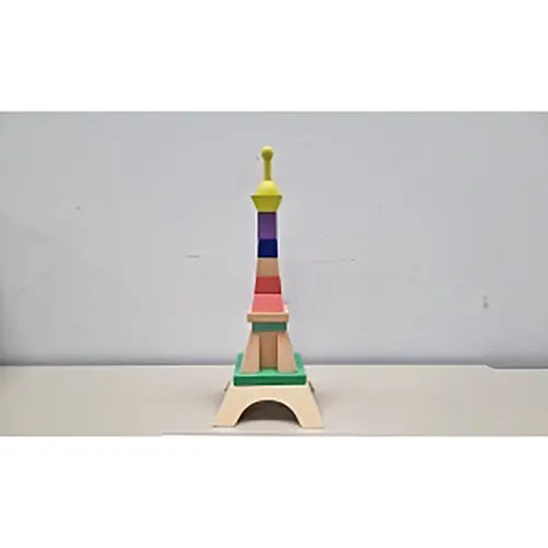 Foto do aviso oficial: VILAC La tour Eiffel Paris 1889 Brinquedo de madeira — risco: Engasgamento