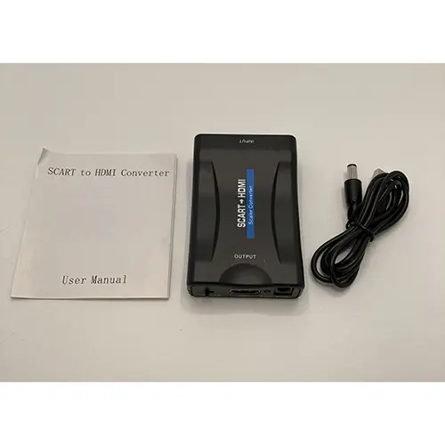 Foto dell’avviso ufficiale: Scart-HDMI Scaler Converter Convertitore di segnale video — rischio: Ambiente