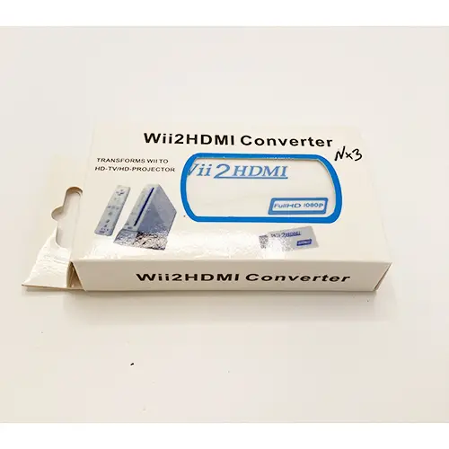 Foto do aviso oficial: Wii2HDMI Converter Conversor de sinal de vídeo — risco: Ambiente
