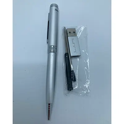 Photo from the official notice: Not specified Recording pen — environment risk