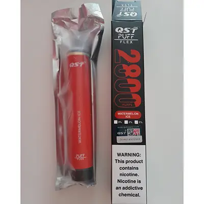 Photo de l’avis officiel: QST® Puff Flex 2800 puffs 5% Cigarette électronique jetable — risque: Risque chimique