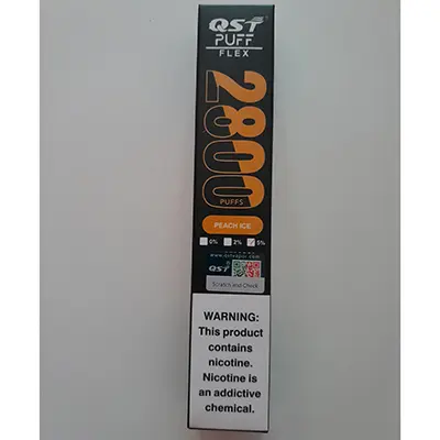 Photo de l’avis officiel: QST® Puff Flex 2800 puffs 5% Cigarette électronique jetable — risque: Risque chimique