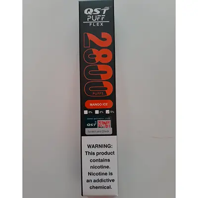 Photo de l’avis officiel: QST® Puff Flex 2800 puffs 5% Cigarette électronique jetable — risque: Risque chimique
