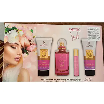 Photo de l’avis officiel: DORALL Collection Exotic Vanilla Ensemble de beauté — risque: Risque chimique