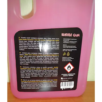 Foto do aviso oficial: GUM MONSTER BUBBLE GUM -20°C Fluido de lavagem do para-brisas de automóveis — risco: Químico
