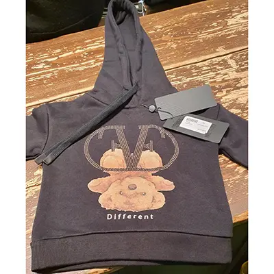 Photo de l’avis officiel: Fun &amp; Fun Felpa Black Sweat à capuche pour enfants — risque: Blessures & Etranglement
