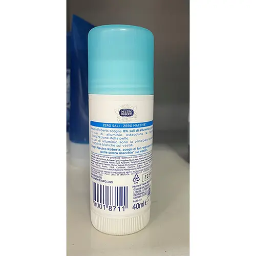 Photo de l’avis officiel: Neutro Roberts Fresco zer0% sali Bâton de déodorant — risque: Risque chimique