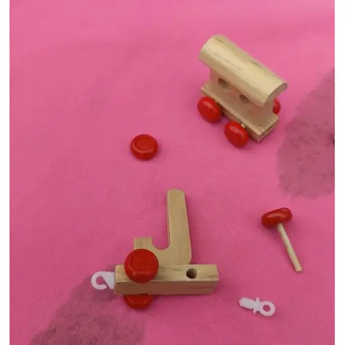 Photo from the official notice: Toy train — choking risk