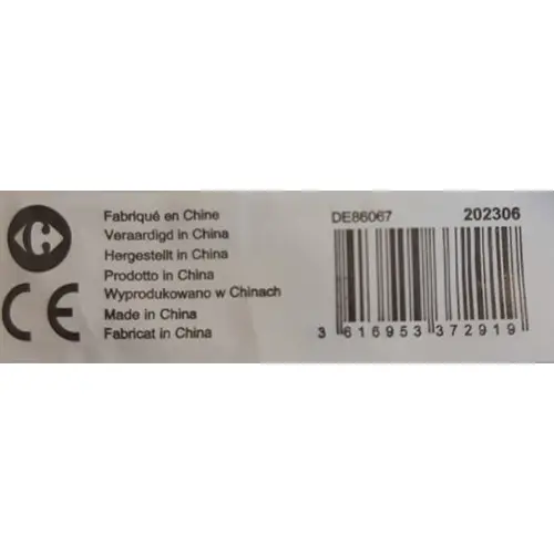 Foto do aviso oficial: Carrefour Brinquedo macio — risco: Engasgamento