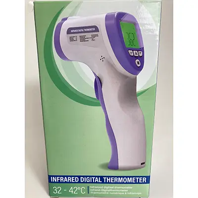 Photo from the official notice: Infrared Digital Thermometer — environment risk