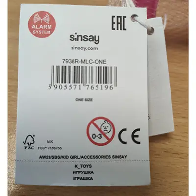 Photo de l’avis officiel: sinsay Poussette jouet — risque: Blessures