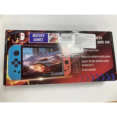 Foto uit de officiële melding: Games console Spelcomputer — risico: Milieu