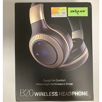 Photo de l’avis officiel: Zealot Wireless headphone Écouteurs sans fil — risque: Risque chimique & Environnement