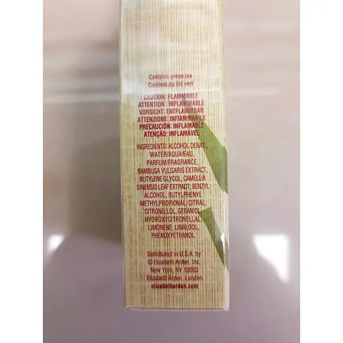 Foto dell’avviso ufficiale: ELIZABETH ARDEN Green Tea Bamboo Eau de toilette — rischio: Rischio chimico