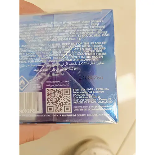 Photo de l’avis officiel: Police POLICE TO BE (OR NOT TO BE) Eau de toilette — risque: Risque chimique