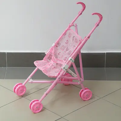 Photo de l’avis officiel: MINGXIANG / TOP HAUS Doll stroller Childhood fun Poussette jouet — risque: Blessures