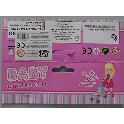 Photo de l’avis officiel: TOP Haus BABY Garden cart Poussette de jouet — risque: Blessures